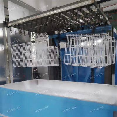 Automatic Fluidized Bed Dip Powder Coating Equipment Line