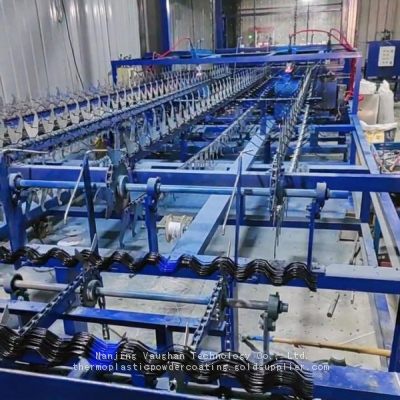 PVC PE-Coated Zigzag Wiggle Wire Making Machine Line, Greenhouse Spring Wire Production Equipment photo-4