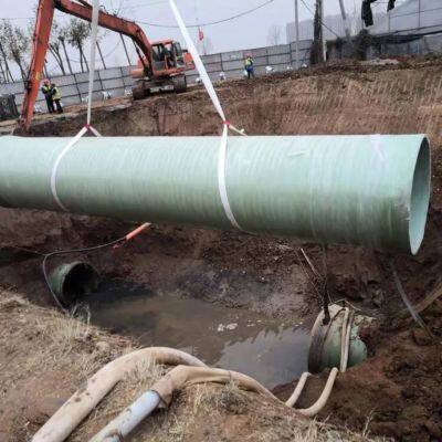 Chinese GRP Pipeline (glass Fiber Reinforced Plastic Pipeline) is Corrosion-resistant, With Complete Specifications of DN300-DN3000mm