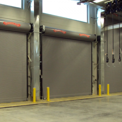 Premium Automatic Steel Fire Roller Door | Thermal Insulated | 180-Min Fire Resistance for Superior Safety