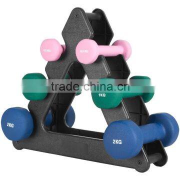 Vinyl Dipping Dumbbell & Barbell Set photo-3