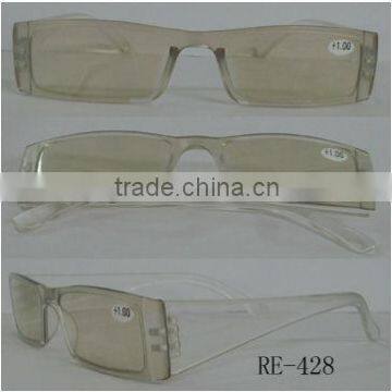 Plastic reading glasses