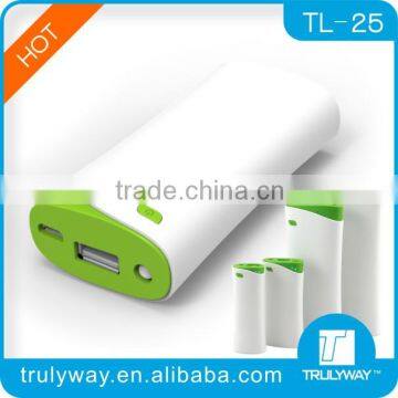 Trulyway TL-25 5200mAh power bank for smart phones and digital devices-optional colors