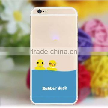 For iPhone 6 liquid Case 4.7" Slim TPU Cover for iphone 6,My Rubber Ducky