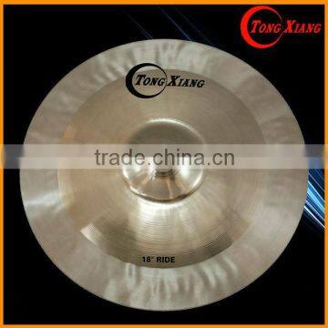 Hot selling 100%Handmade,TY series B20 18" ride drum cymbal