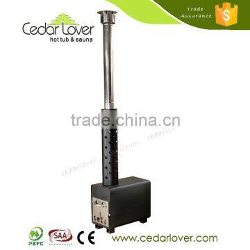 Spot wholesale wood burning Aluminum External Stove heater for tubs