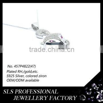 Sex Fox Head Shape Pendant ,925 Silver Fox Pendant ,Rhodium Plated a Head of Fox Fashion in 2015 Style photo-3