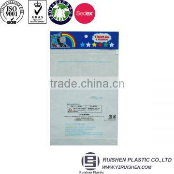 Clear plastic opp printed self adhesive package bags