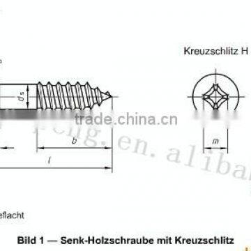 M2 M3 Galvanized part threaded Plastic head wood screw