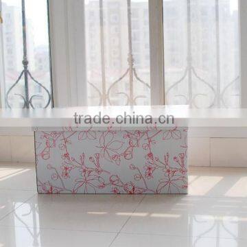 corrugated paper storage box foldable