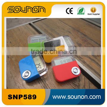 Colorful small size 3D pedometer with high sensor step counter