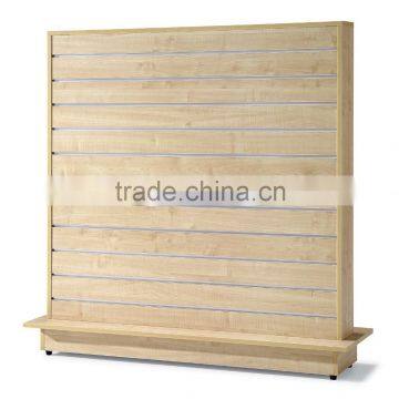 Double Side Slatwall Wooden Display Stand (SZ-WDR006)