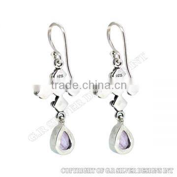 Pearl Earrings Cheap,amethyst Earrings Antique,wholesale Silver Costume Jewelry photo-2