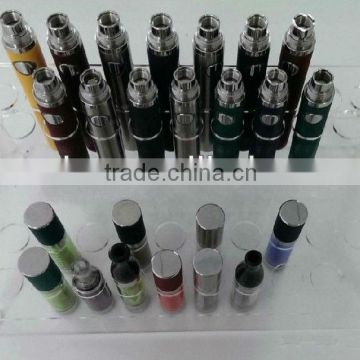 acrylic e-cig display for e-cig drip tip&atomizer&ego batteries