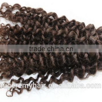 Wholesale top quality 100% human hair clip in hair extensions