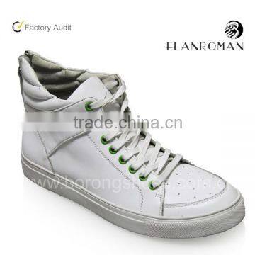 Fashion custom leather sneakers for men