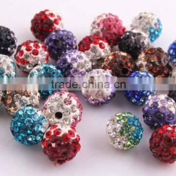 8mm to 20mm Stock AAA Quality Wholesales Colorful Clay Crystal Rhinestone Beads for Necklace Bracelet Jewelry Fashion Making