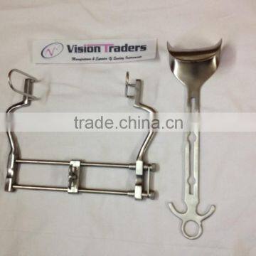 Balfour Abdominal Retractor Set Stainless Steel CE ,ISO Standard , 18cm Spread With Center Blade All Sizes of Blades Available photo-2