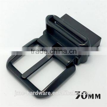 Reversible Zinc Alloy Pin Buckles Smooth Belt Buckle for Men photo-5