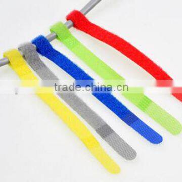 2016 Newest Sticky Hook Loop Colorful Back to Back Wire Cable Tie photo-6