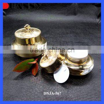 Gold Plastic Acrylic Crown Jar Packaging,Gold Crown Jar