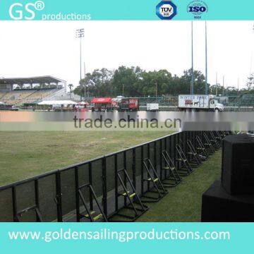 security used aluminum crowd control barrier aluminum barricade