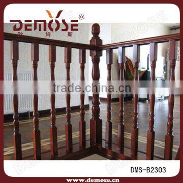 ourdoor wood balcony balustrade design