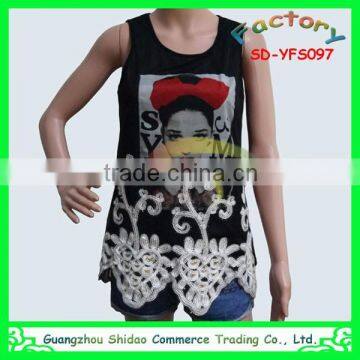 sexy new design women vest