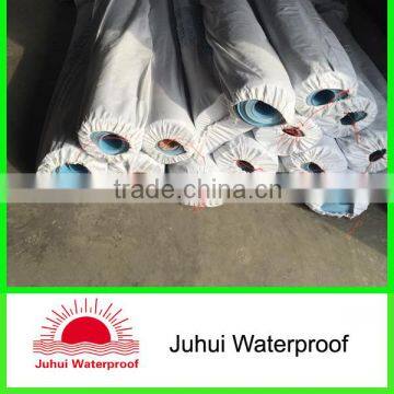 eco-friendly reinforced pvc waterproofing membrane with fleece surface cover