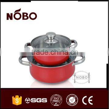 3PCS Paint Spraying Stainless Steel Pot Set photo-4