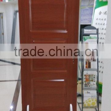 galvanized steel door with wooden edge