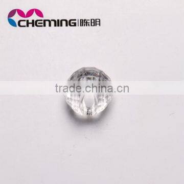 2014 Wholesale jewelry crystal faced Acrylic Bead with big hole