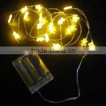 Battery operated color changing led lights