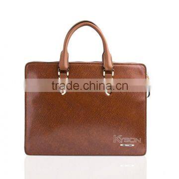 Famous brand fashion handmade genuine leather handbag