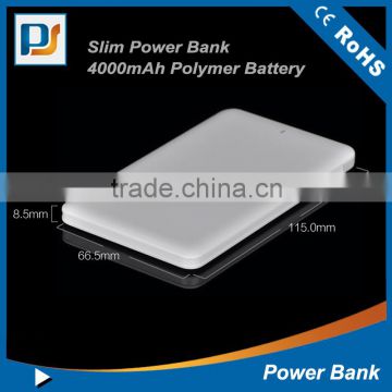 Best Portable Mobile Power Bank 4000mAh Polymer Built-in Cable Power Bank Smart Wholesale Portable Charger