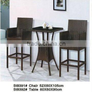 Granco KAL604 2012 Hot Sale Rattan Bar Table and Chair Set