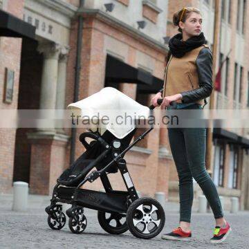 2016 Most Popular Best Seller Color Changeable EN1888 Electric Baby Stroller 3 in 1 photo-3