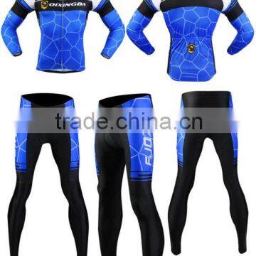 autumn winter Cycling Wear long sleeve jersey suit wholesale Good Price mens bicycle mountain sports wear