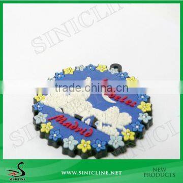 Sinicline Custom Flower Shape Rubber Patch Label