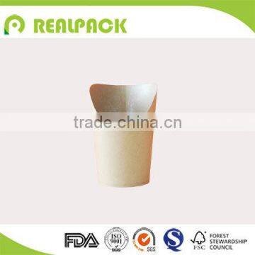 Printed french fries cup container