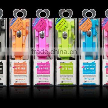 New Design Short Selfie Stick , Wireless Extendable Portable Mini Camera Tripod Monopod photo-6