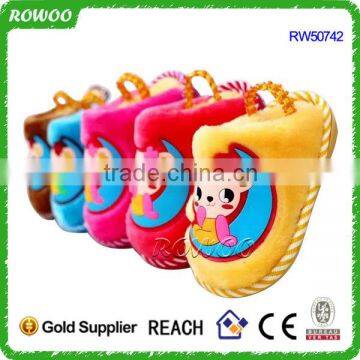 Plush Kids Indoor Shoes Hot Selling Kids Cartoon Fur Lined Shoes photo-5