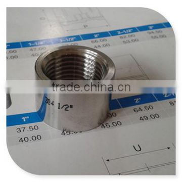 DIN2986 ! Stainless Steel Half Pipe Sleeve Fitting 1/2 inch