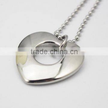 316L Stainless Steel Heart Shape Pendant Fashion Necklace photo-2