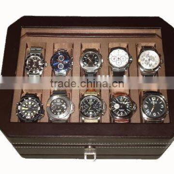 high grade 10 sltos wooden multi- watches case for sale