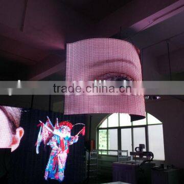 indoor p10 flexible led screen 10mm