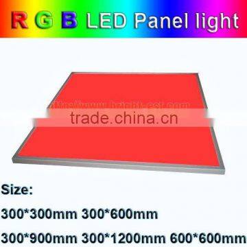 600*600 RGB Square LED Panel light With remote controller