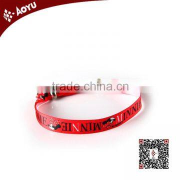 free samples custom design polyester wristband