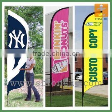 Custom Outdoor Advertisting Rotary Windproof Beach Flag,beach Flag Pole,beach Flag Banner photo-2