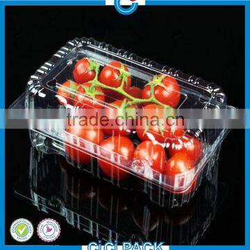 Wholesale cheap plastic disposable transparent clamshell fruit vegetable packaging container for sale